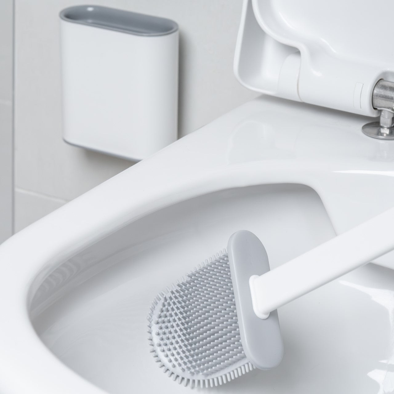 Silicone toilet brush