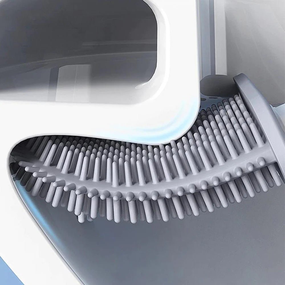 Skanto | CleanBrush – Hygienic Silicone Toilet Brush with Wall Mount
