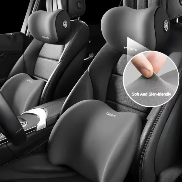 DriveEase - Luxury Cushion Set for Optimal Travel Comfort
