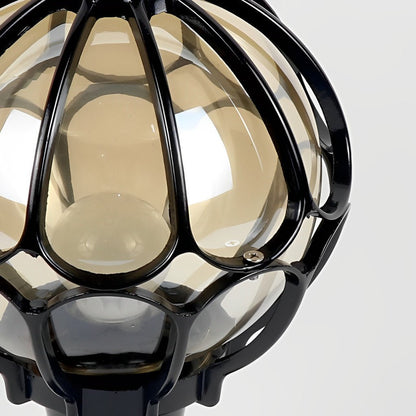 Skanto | Classic Post Garden Lamp with Glass Shade