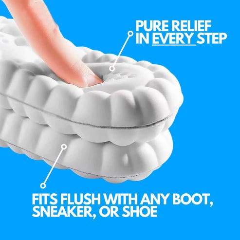 Skanto | Orthopedic Insoles for Flat Feet | Memory Foam Arch Support | Comfort and Pain Relief