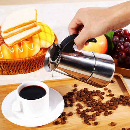 Coffee pot Mocha Espresso Latte Percolator Stove Latte Stove | Brehn