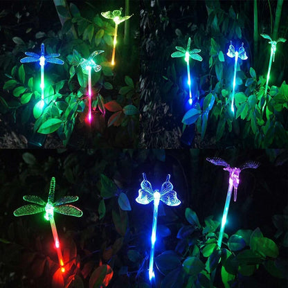 BowLift | Solar-LED-Garden Lights "Colorful Flies"