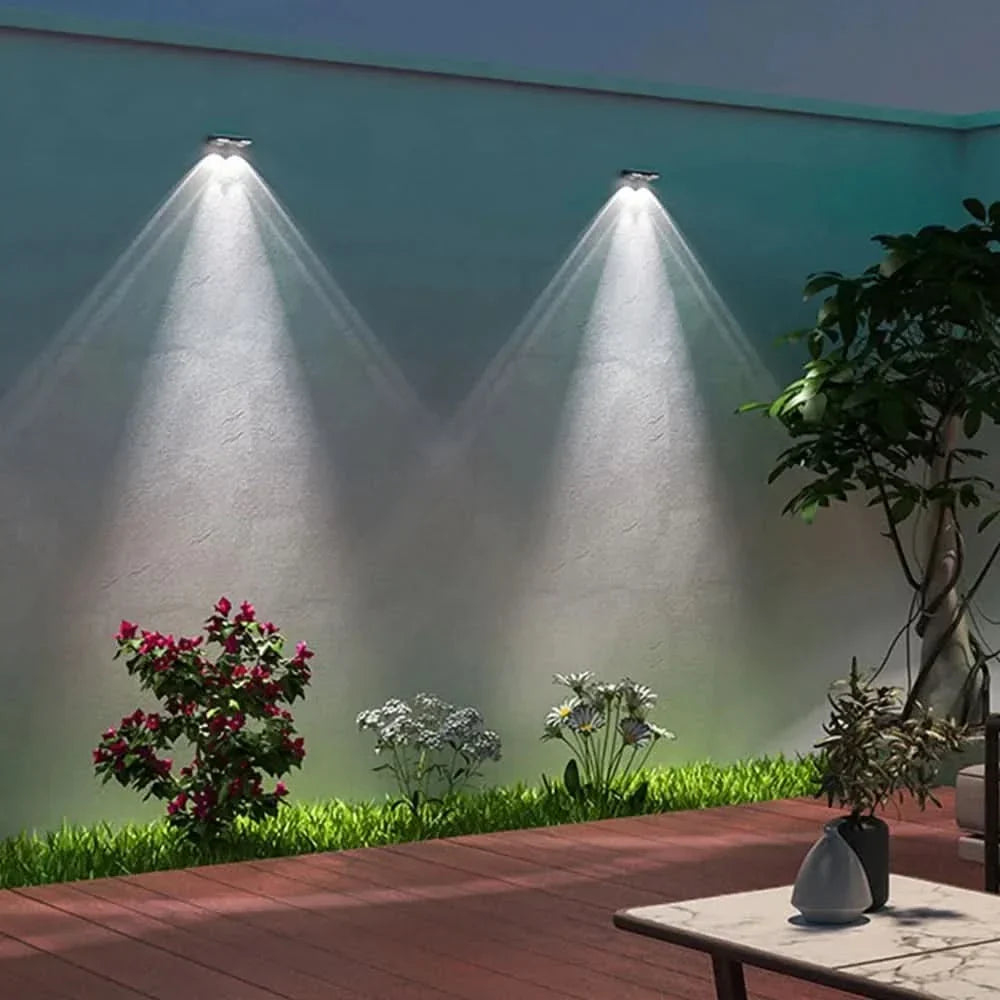 Skanto | Solar Fence Lights Outdoor Waterproof LED Wall Lamps