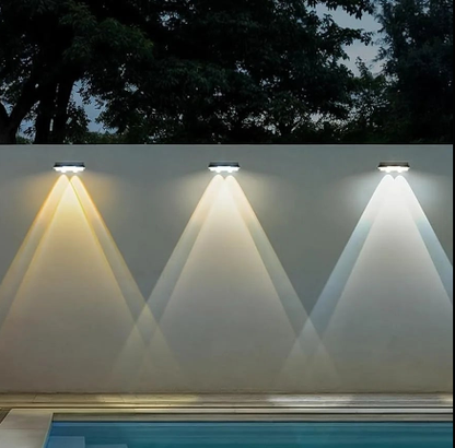Skanto | Solar Fence Lights Outdoor Waterproof LED Wall Lamps