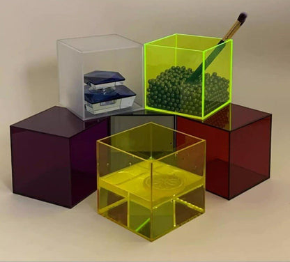 Colorful Acrylic Storage Box - Transparent Display Box
