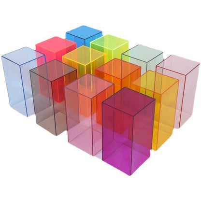 Colorful Acrylic Storage Box - Transparent Display Box