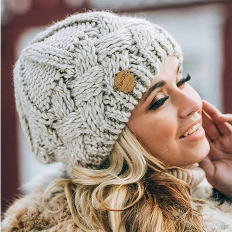 Skanto | Cozy Knit Hat – Soft Wool Blend Winter Beanie