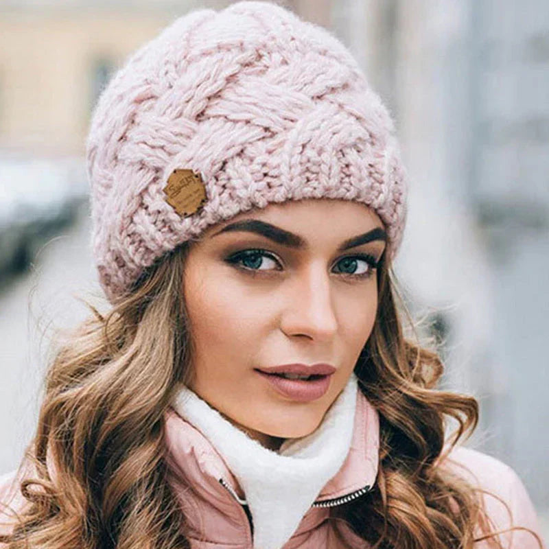Skanto | Cozy Knit Hat – Soft Wool Blend Winter Beanie