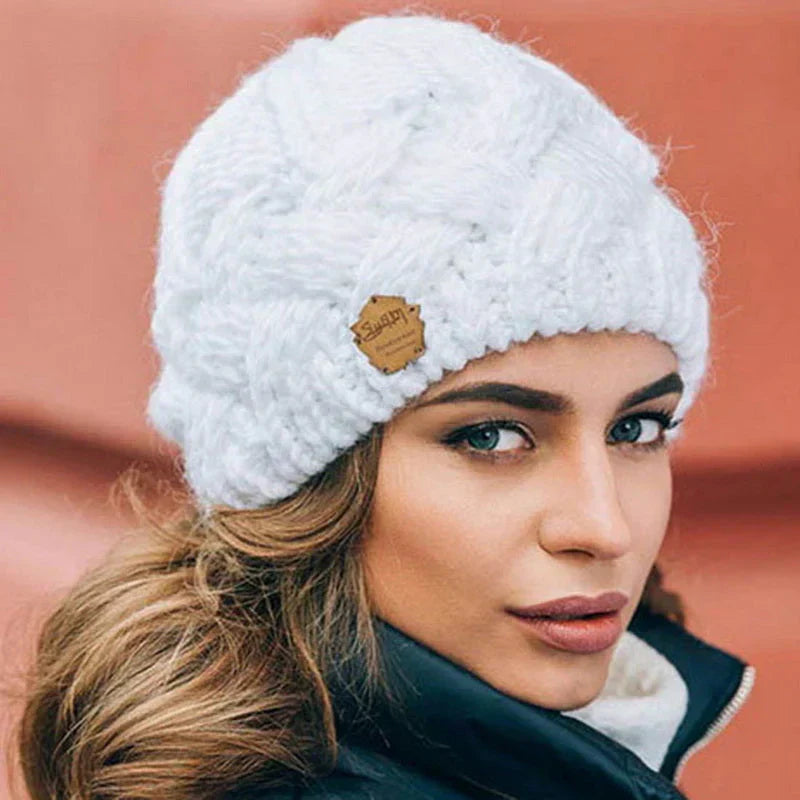 Skanto | Cozy Knit Hat – Soft Wool Blend Winter Beanie