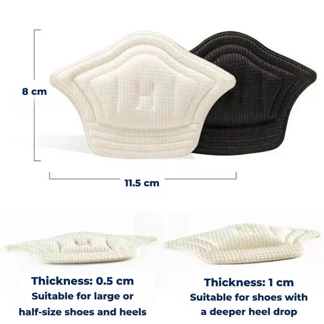 ComfortFit Heel Grips for Shoes - Comfortable Fit | Reduce Friction Bowlift