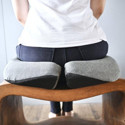 ErgoRelief Seat Cushion – Ergonomic Memory Foam Cushion for Back and Tailbone | Brehn