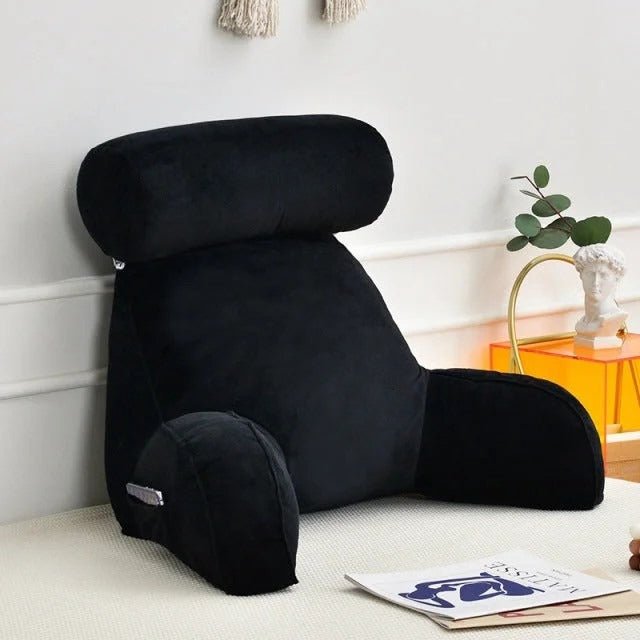 Skanto | ComfyBack – Ergonomic Back Support with Headrest and Armrests
