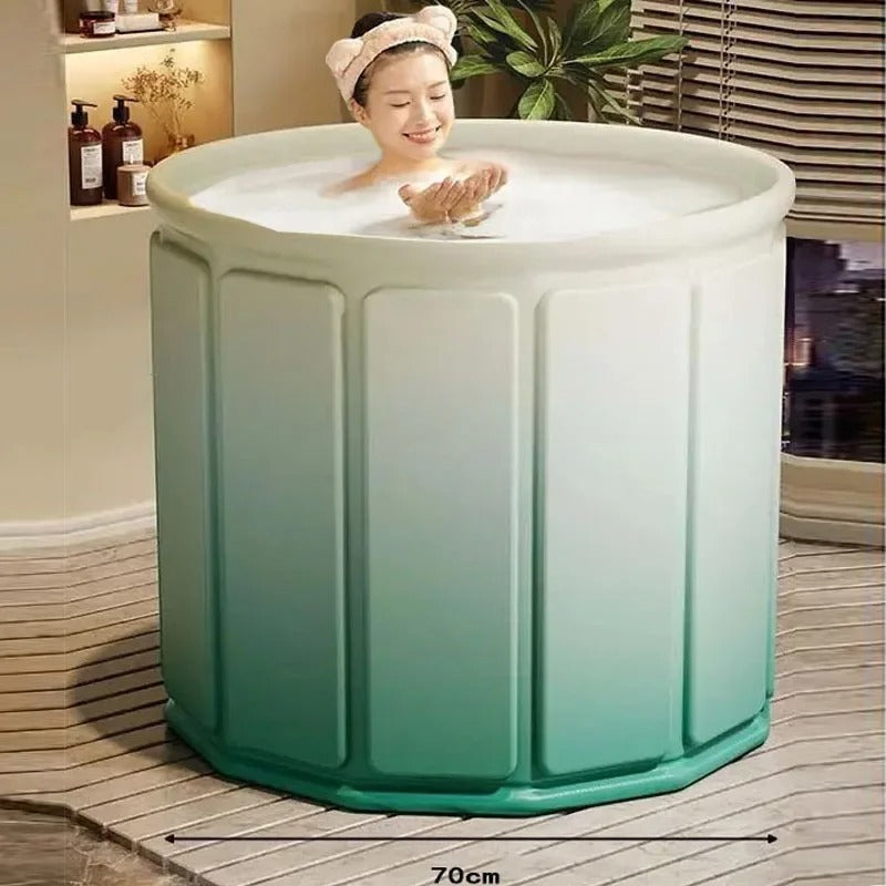Skanto | Portable Freestanding Plastic Bathtub for Adults