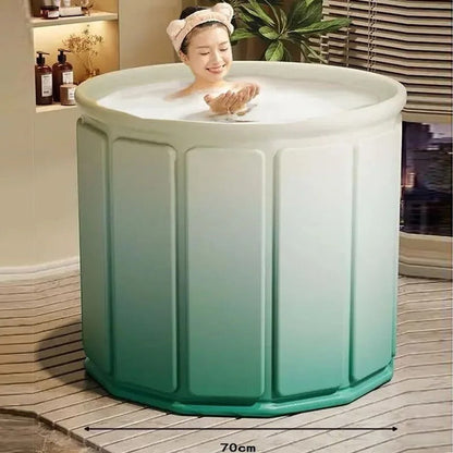 Skanto | Portable Freestanding Plastic Bathtub for Adults