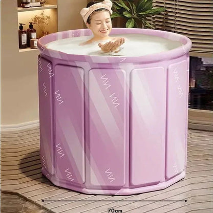 Skanto | Portable Freestanding Plastic Bathtub for Adults