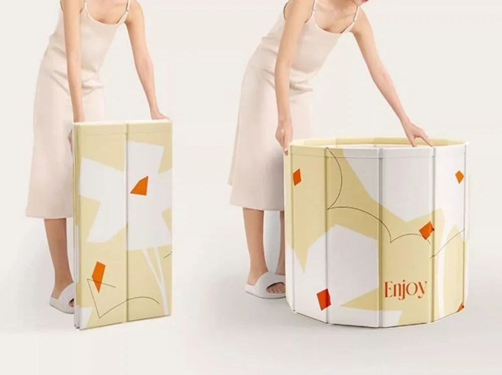 Skanto | Portable Freestanding Plastic Bathtub for Adults