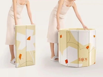 Skanto | Portable Freestanding Plastic Bathtub for Adults