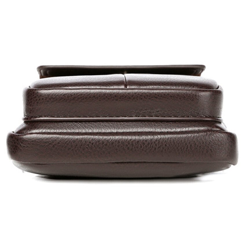 Compact PU Leather Crossbody Bag for Men with Adjustable Strap | Bowlift