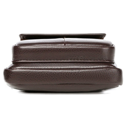 Compact PU Leather Crossbody Bag for Men with Adjustable Strap | Bowlift