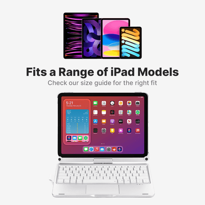 BowLift | Wireless Keyboard Case for iPad - Rotating Design