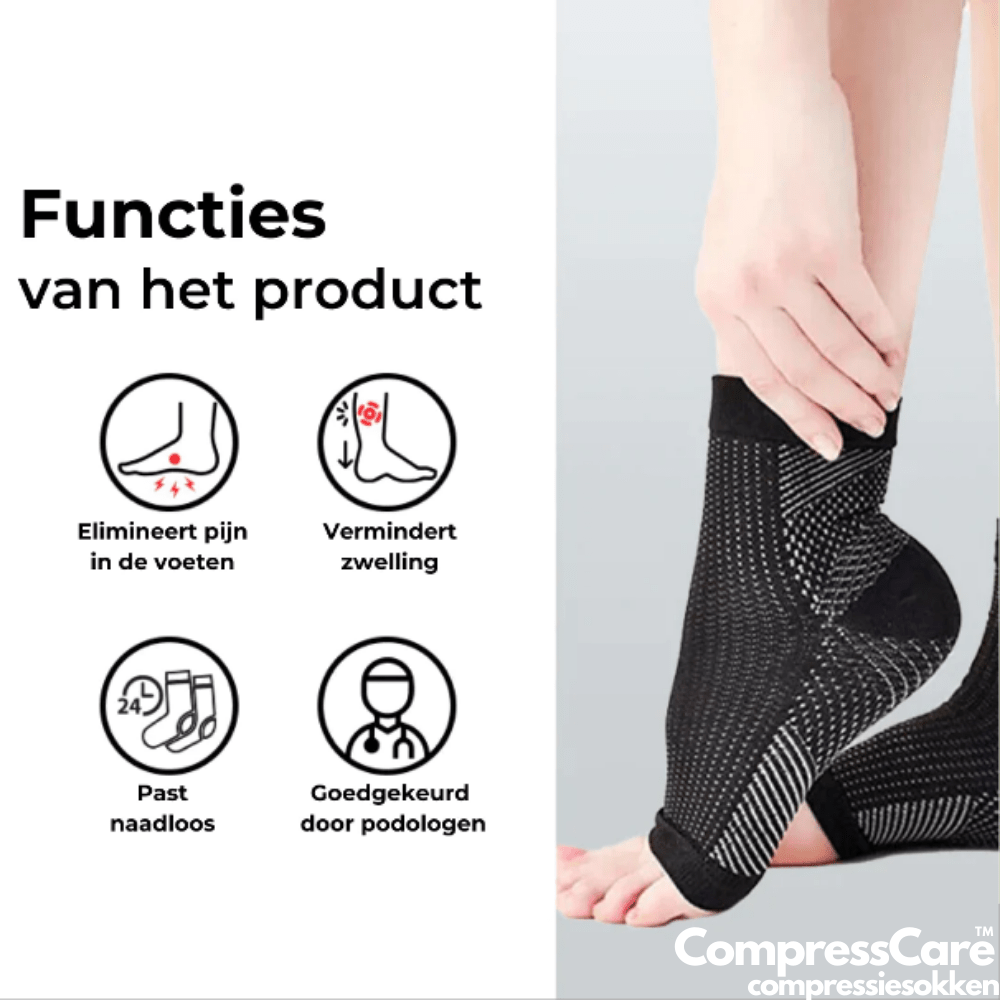 Skanto | CompressPro Compression Socks – Pain Relief for Feet, Heels & Ankles