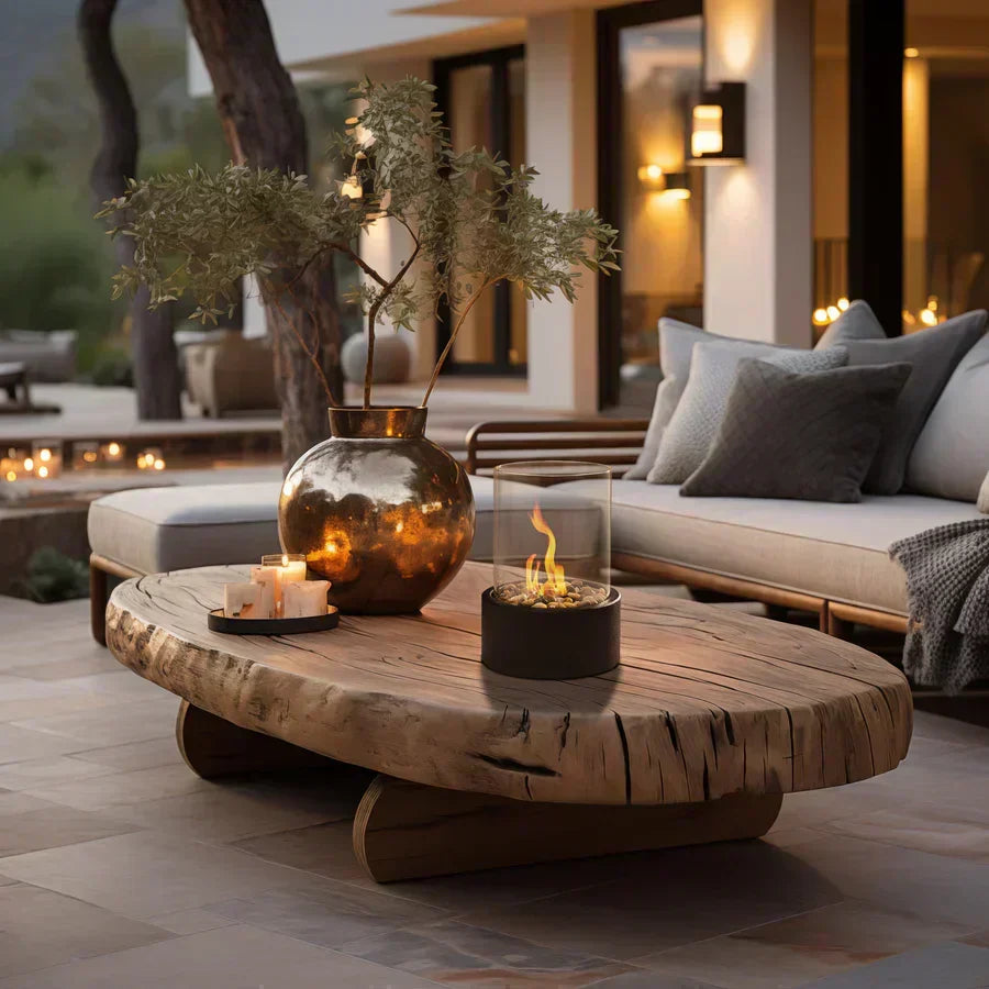 BowLift | Fire Pit Tabletop Ethanol Burner with Glass