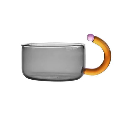 Skanto | Colorful Glass Teapot Set with Contrast Accents – Heat-Resistant & Stylish