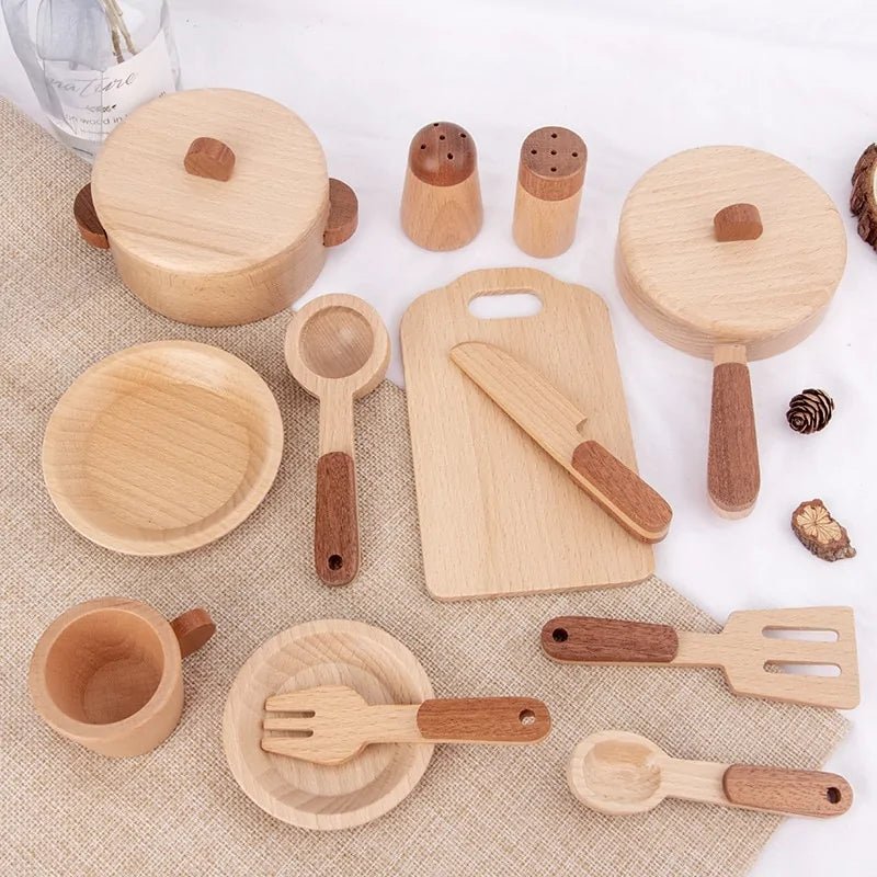 Skanto | Cook’nTimber – Wooden Log Kids' Play Kitchen