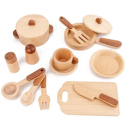 Skanto | Cook’nTimber – Wooden Log Kids' Play Kitchen