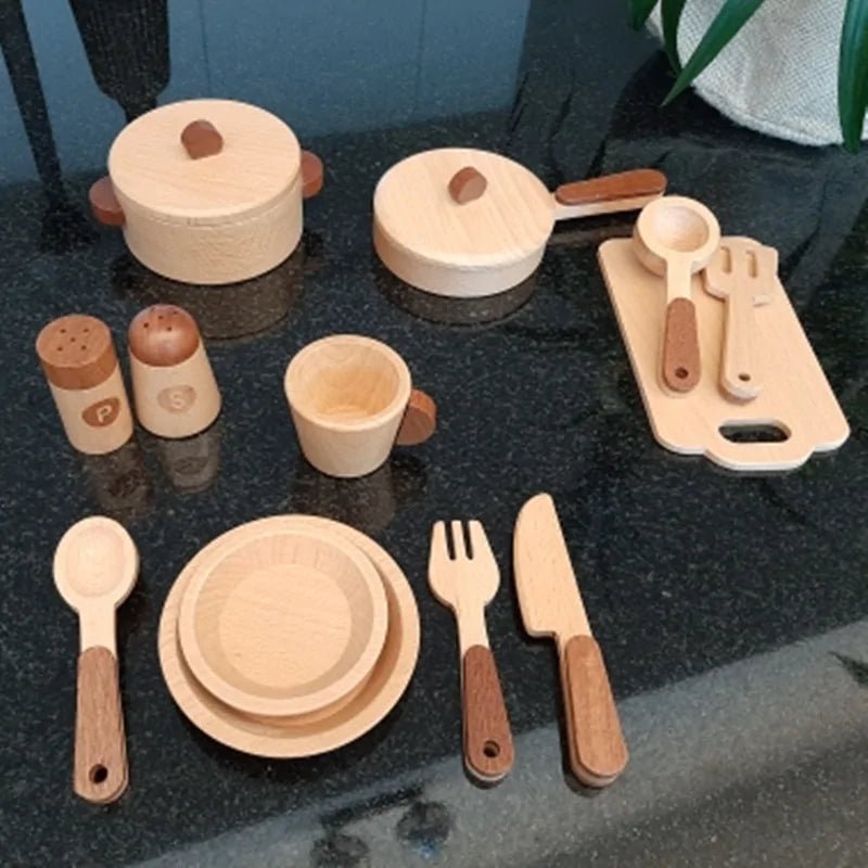 Skanto | Cook’nTimber – Wooden Log Kids' Play Kitchen
