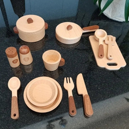 Skanto | Cook’nTimber – Wooden Log Kids' Play Kitchen