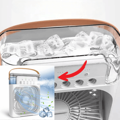 BowLift | ChillCube Compact – Desktop Evaporative Mini Cooler for Personal Spot Relief