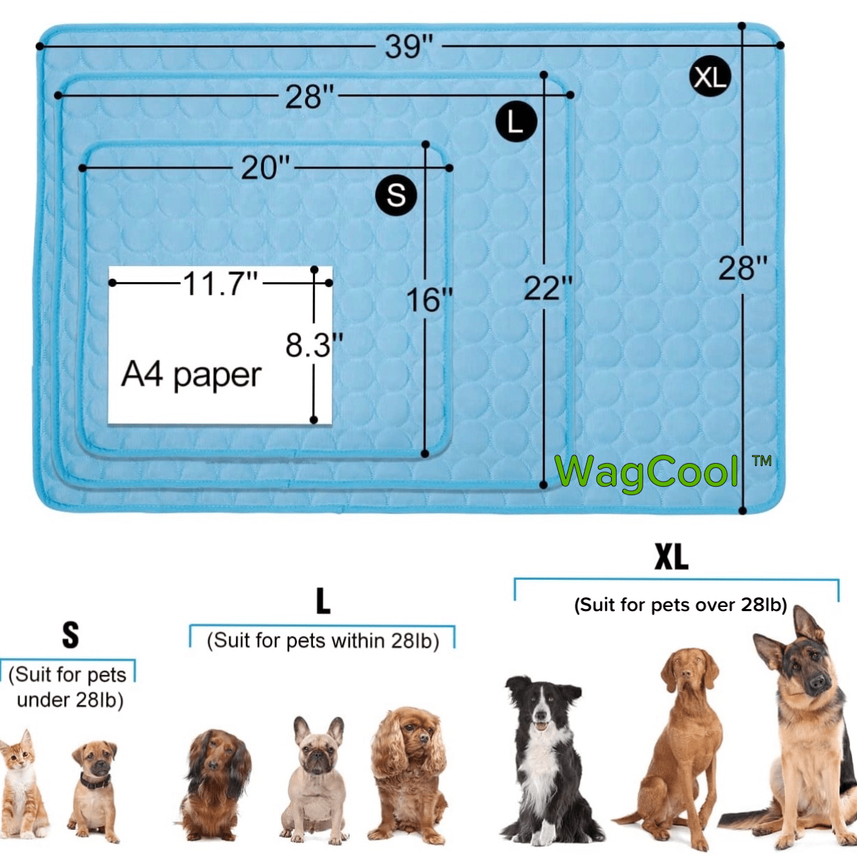 Cooling Dog Mat - CoolPet Mat Bowlift