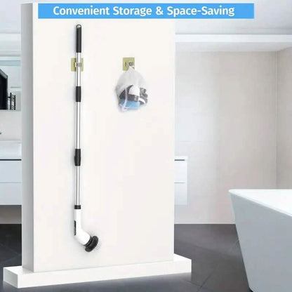 BowLift | Wireless electric double-adjustable speed spin scrubber