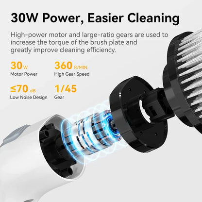 Frendorf | Frendorf Wireless Electric Spin Scrubber with 7 Attachments – Waterproof