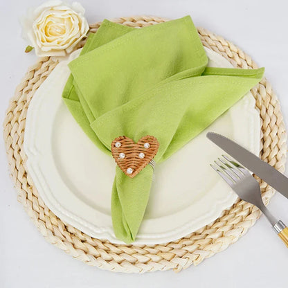 Cotton Cloth Napkins Set of 10 Solid Color Table Napkins Decoration | Bowlift