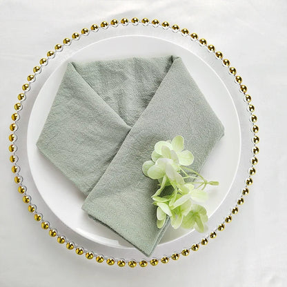 Cotton Cloth Napkins Set of 10 Solid Color Table Napkins Decoration | Bowlift