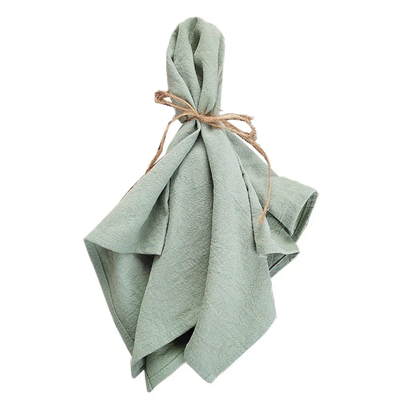 Cotton Cloth Napkins Set of 10 Solid Color Table Napkins Decoration | Bowlift