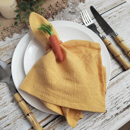 Cotton Cloth Napkins Set of 10 Solid Color Table Napkins Decoration | Bowlift
