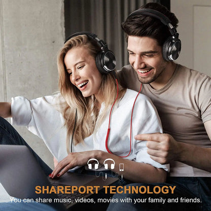 Oneodio Pro 10 Headphones - ANC TWS Noise Cancelling HiFi Stereo Dynamic DJ Studio Monitor Headset