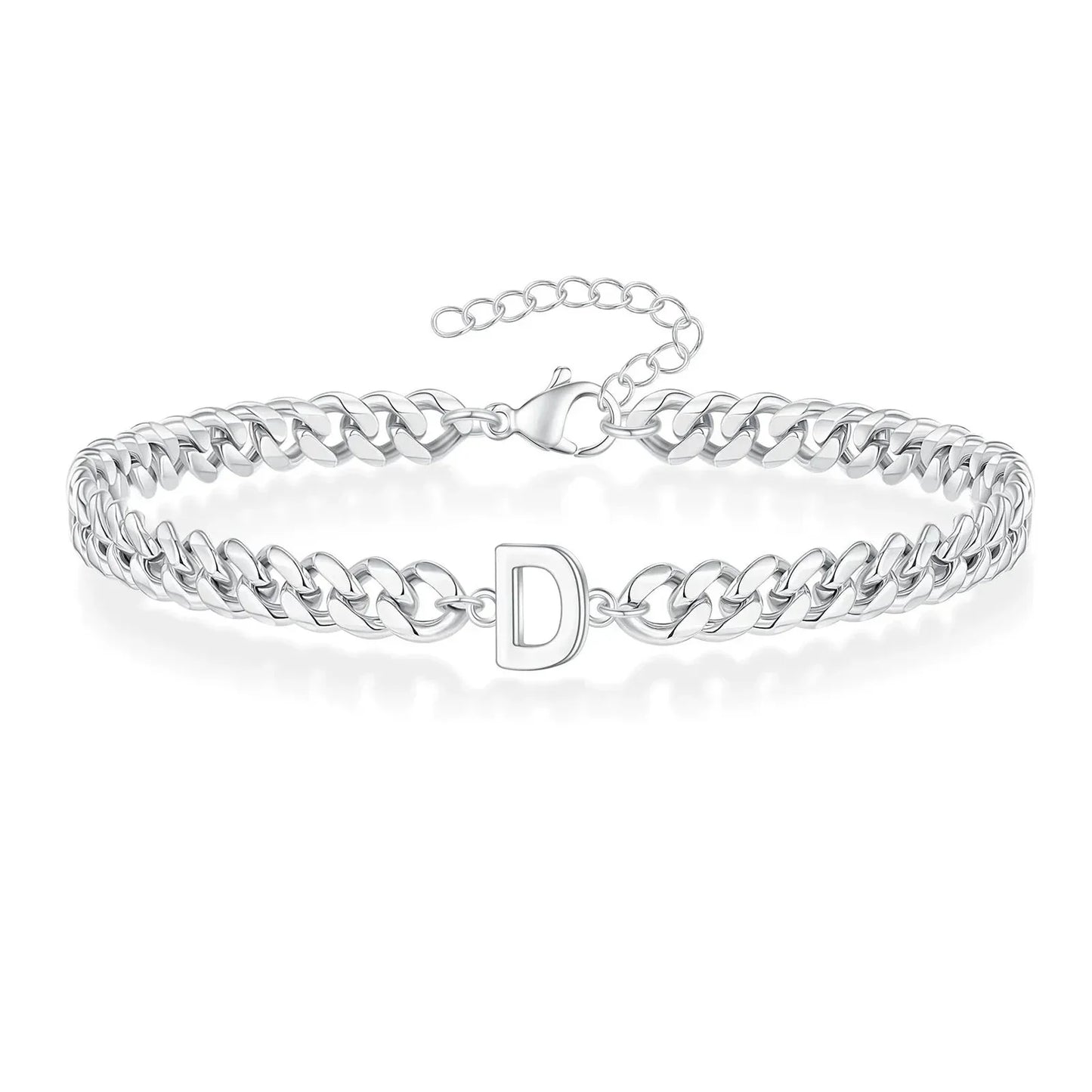 Kalsten | Couples Letter Initial Cuban Bracelet