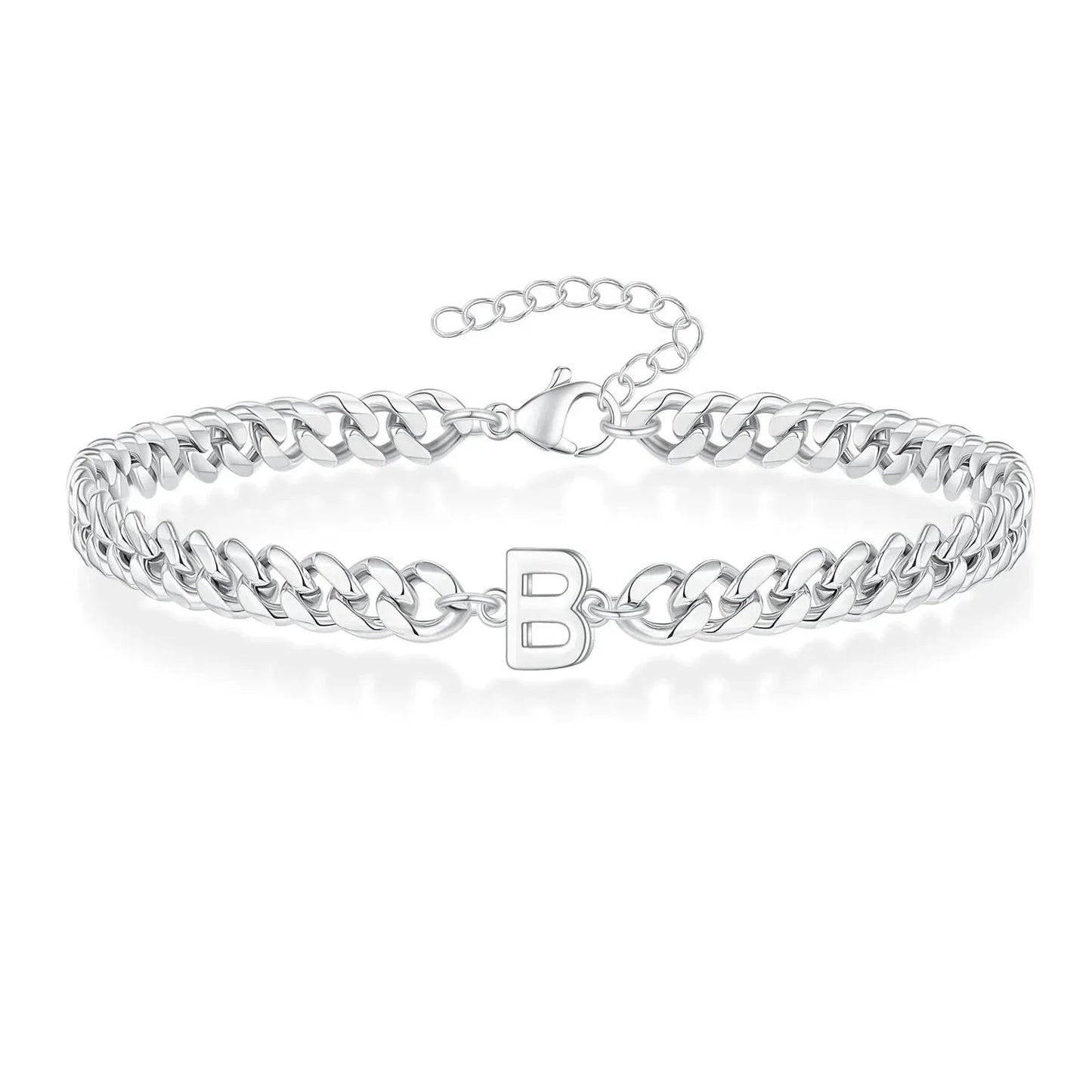 Kalsten | Couples Letter Initial Cuban Bracelet