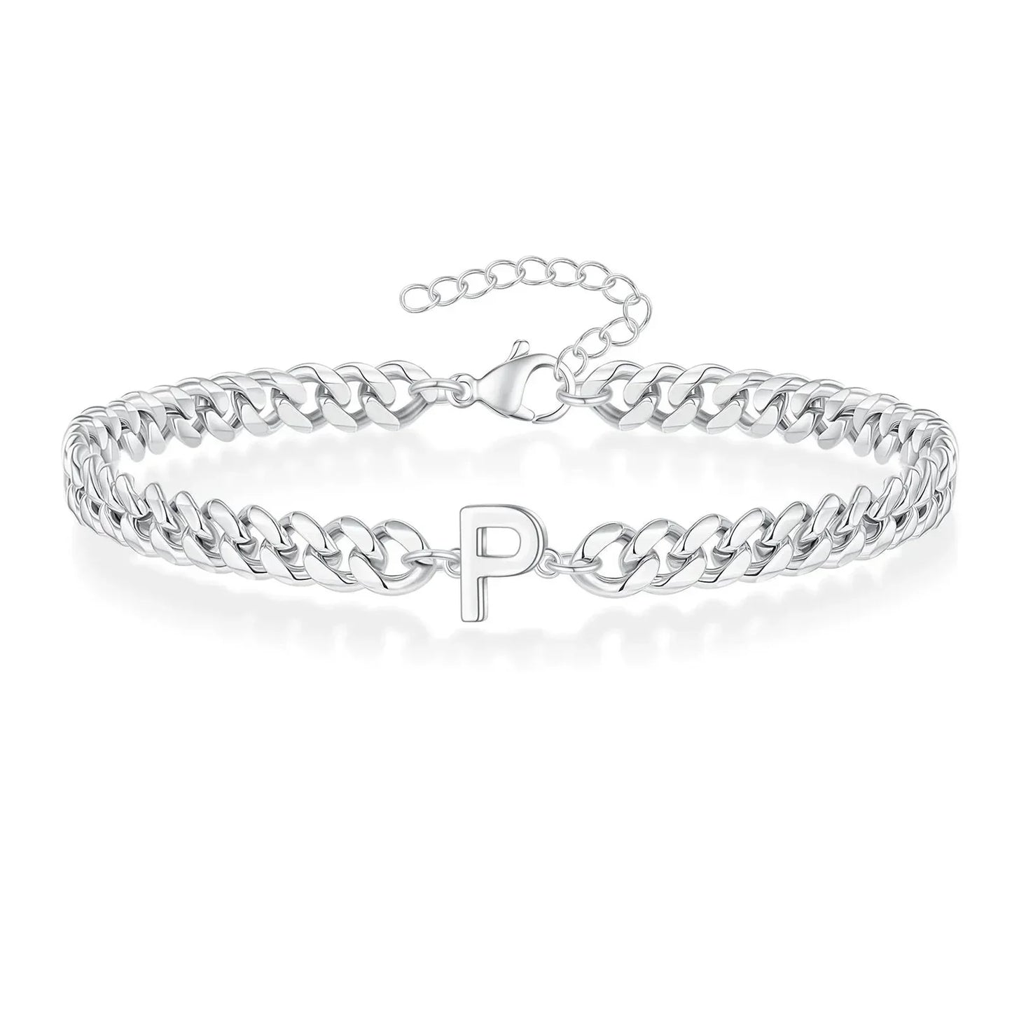 Kalsten | Couples Letter Initial Cuban Bracelet