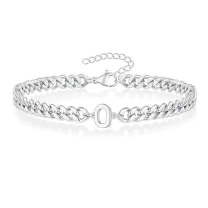 Kalsten | Couples Letter Initial Cuban Bracelet
