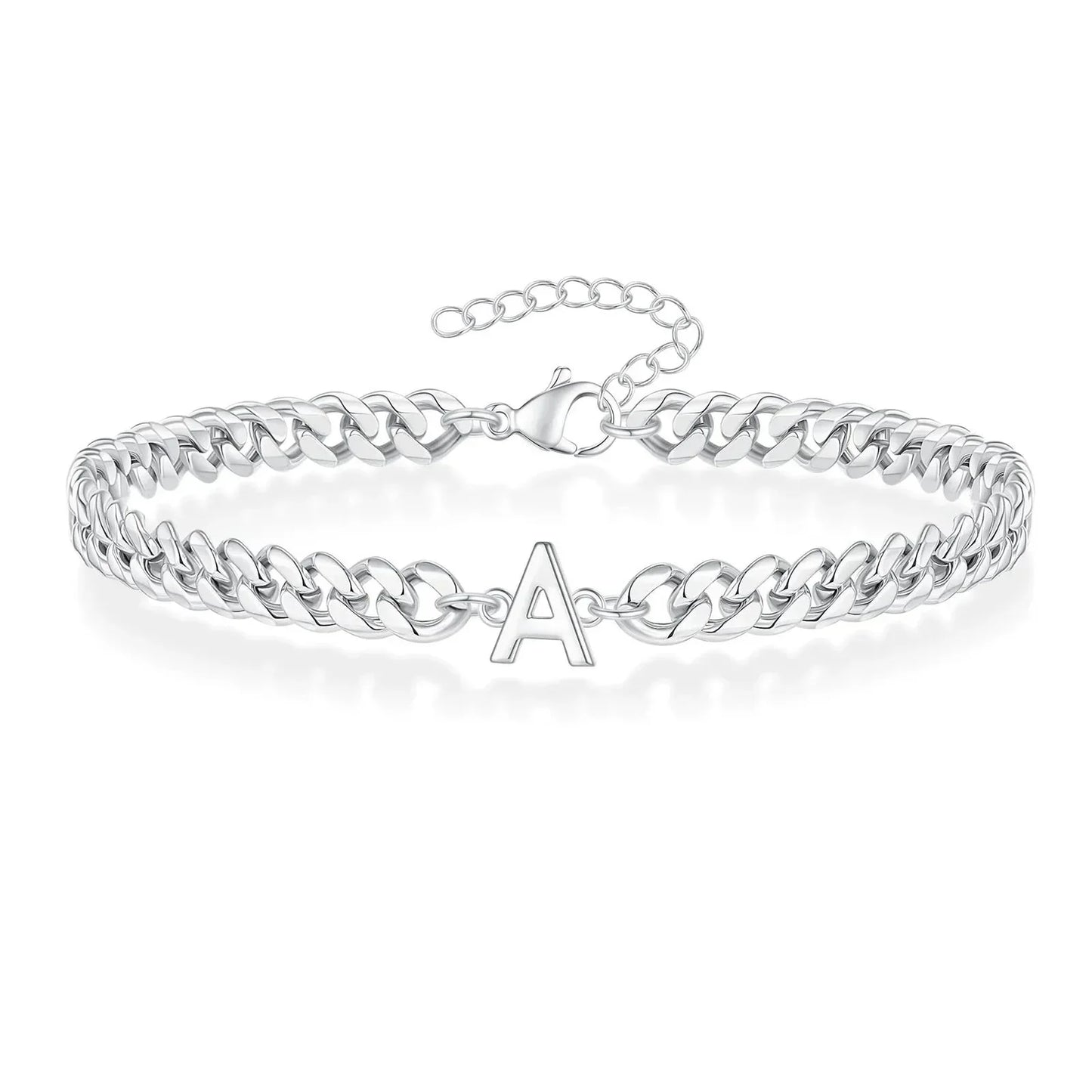 Kalsten | Couples Letter Initial Cuban Bracelet