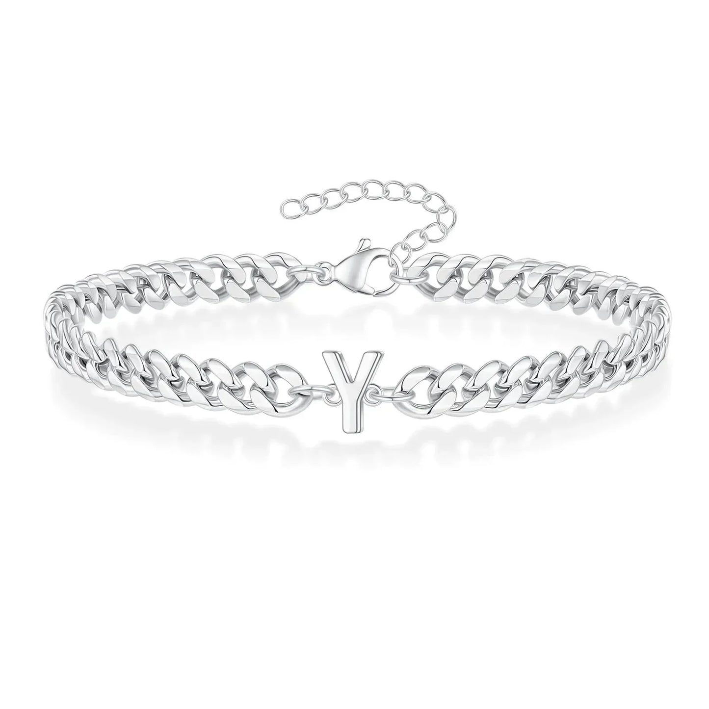 Kalsten | Couples Letter Initial Cuban Bracelet