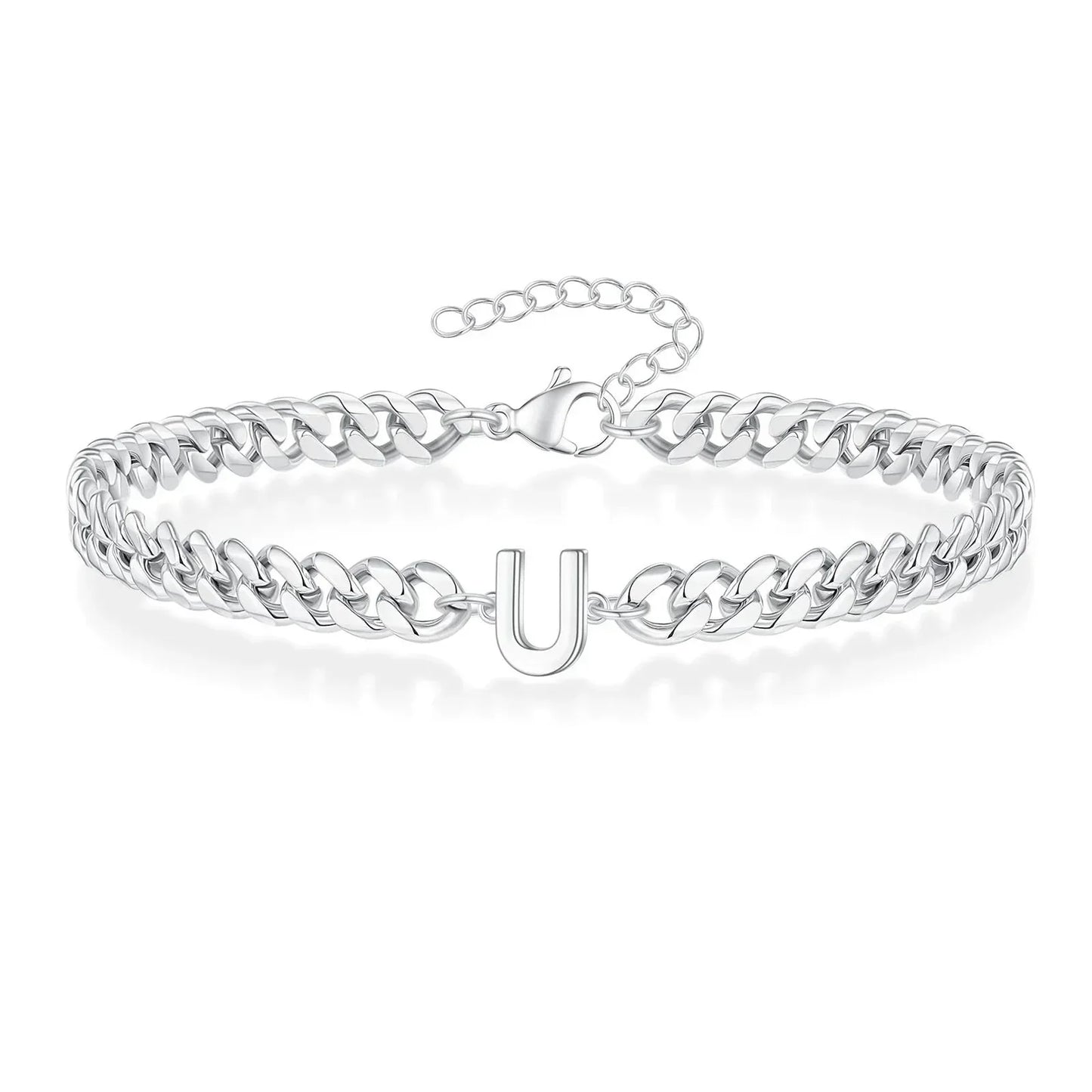 Kalsten | Couples Letter Initial Cuban Bracelet