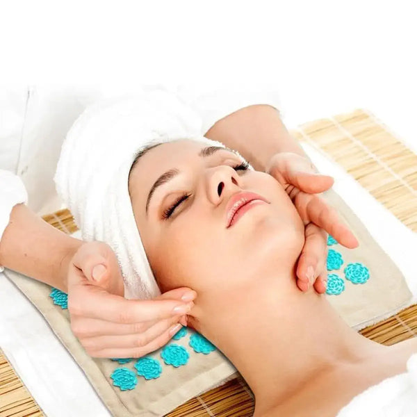 Skanto | Acupressure Mat with Pillow and 5500 Pressure Points – Florapress Relaxation Set