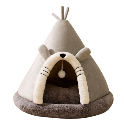 Skanto | Cat Bed Indoor Warm Plush Tent House